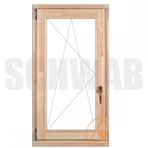 60x90 cm bukó-nyíló fa ablak balos