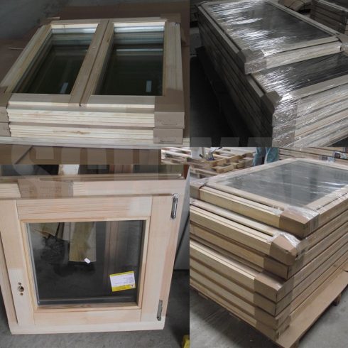 60x90 cm bukó-nyíló fa ablak balos