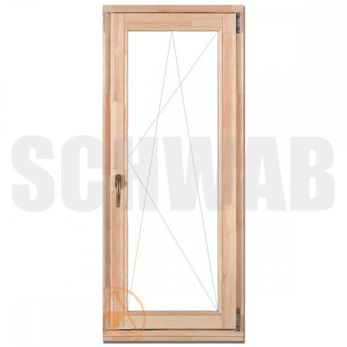 75x210 cm fa erkélyajtó balos