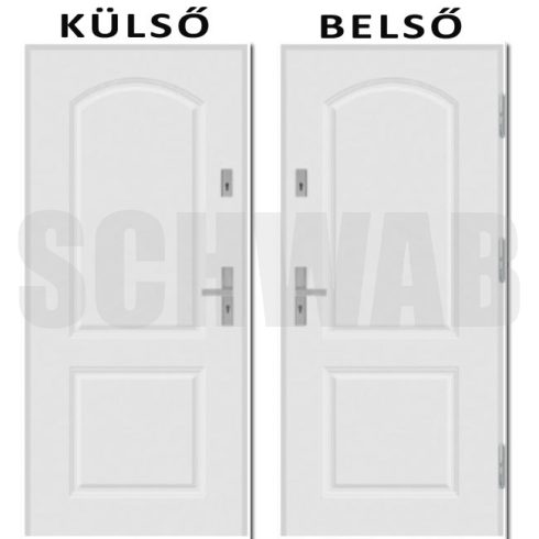 S00 tömör nyomott mintás - befelé nyíló jobbos